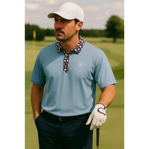 Rep 18 Brunswick Plantation Golf Polo Large NWT